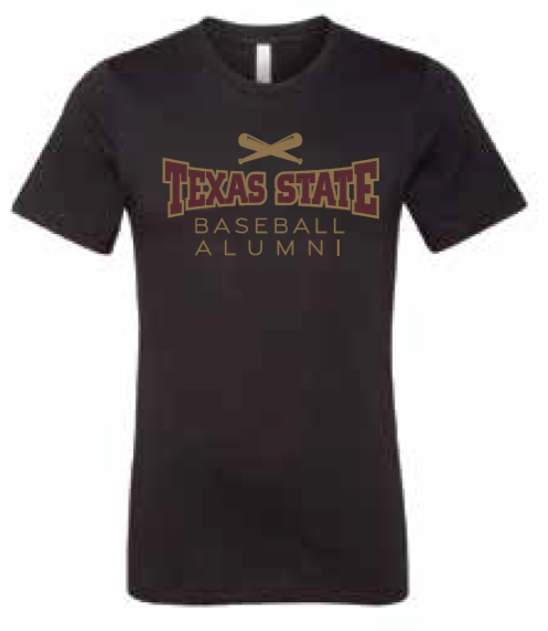 Texas State Baseball Alumni (Black)
